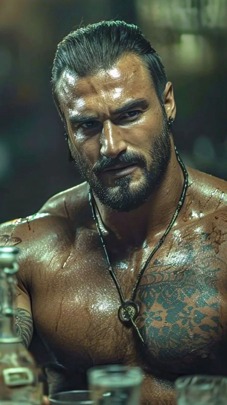 ai character: Nikandros Karras  background