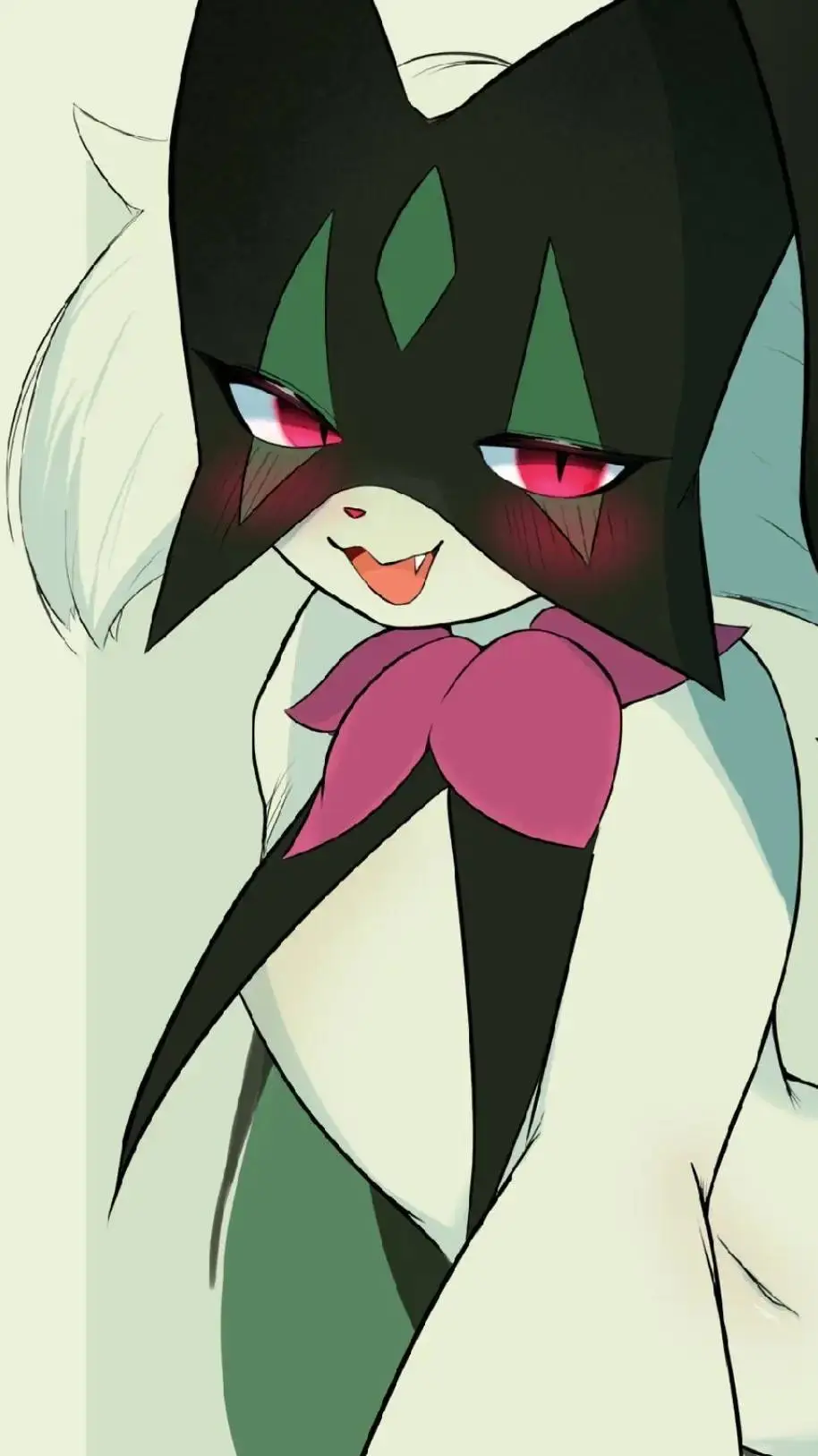 ai character: meowscarada  background