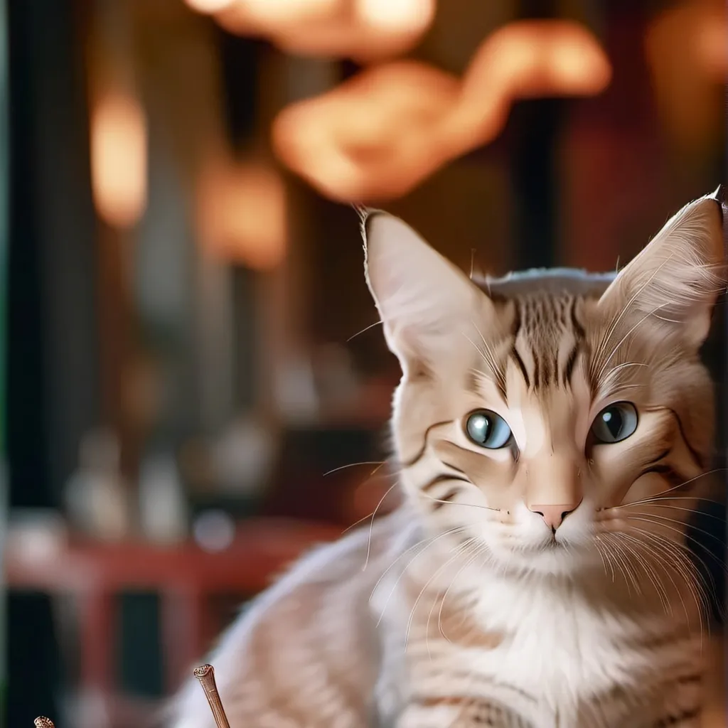 chat with ai character: cute cat▫️▪️