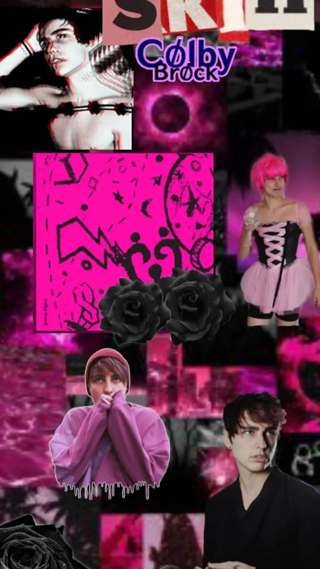ai character: sam and colby  background