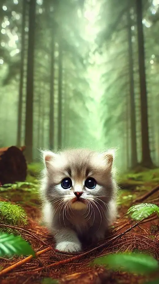 ai character: Lost cat background