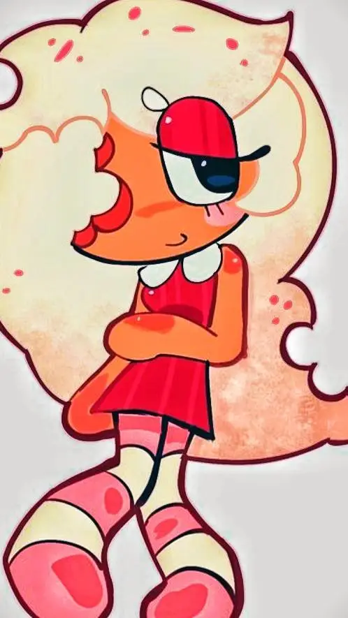 ai character: baby GINGER!!  background