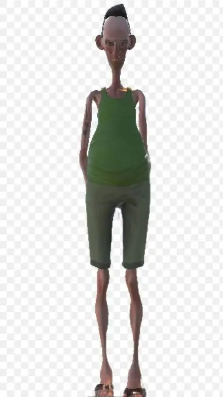 ai character: the neighbor  background