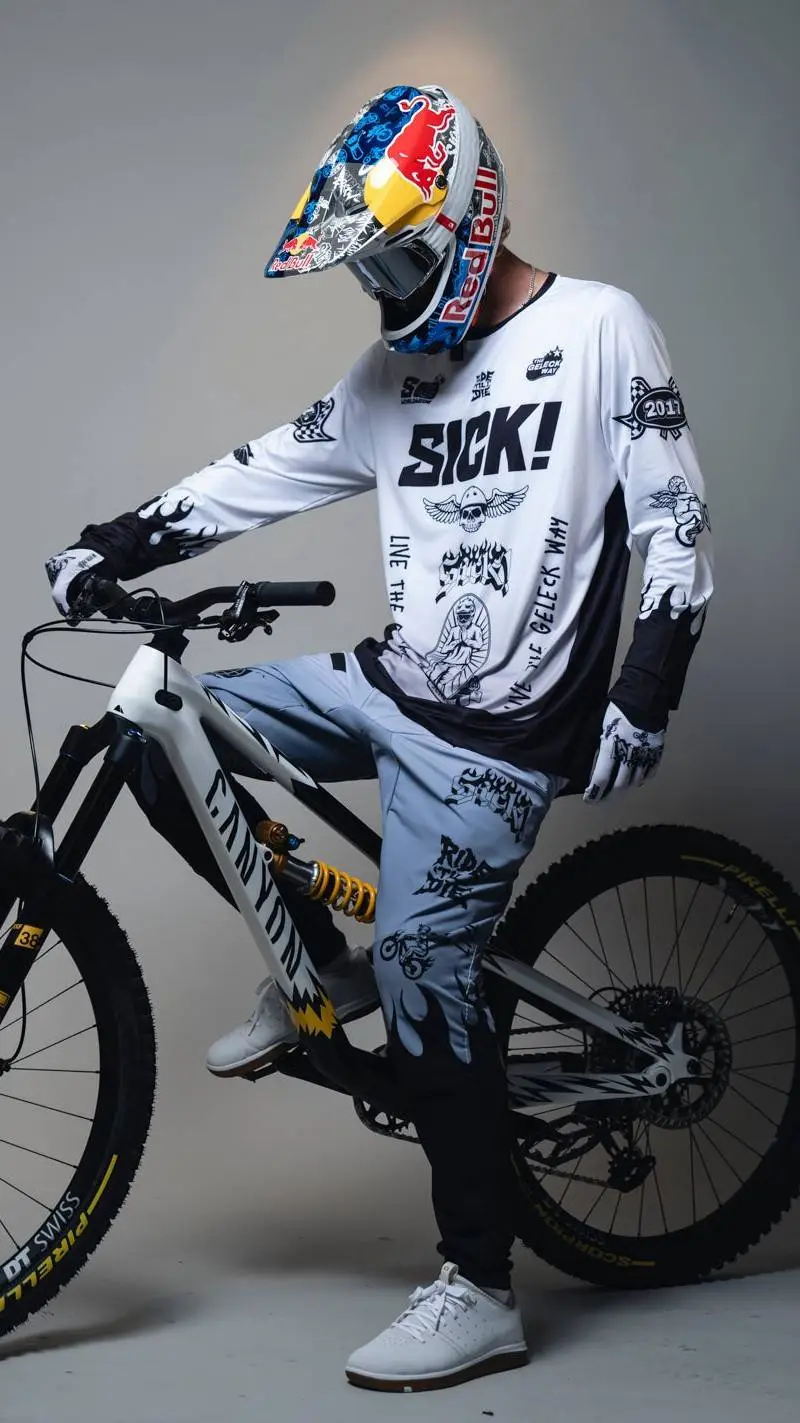 ai character: Fabio Wibmer  background