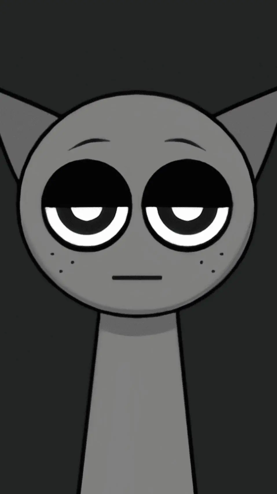 ai character: gray background