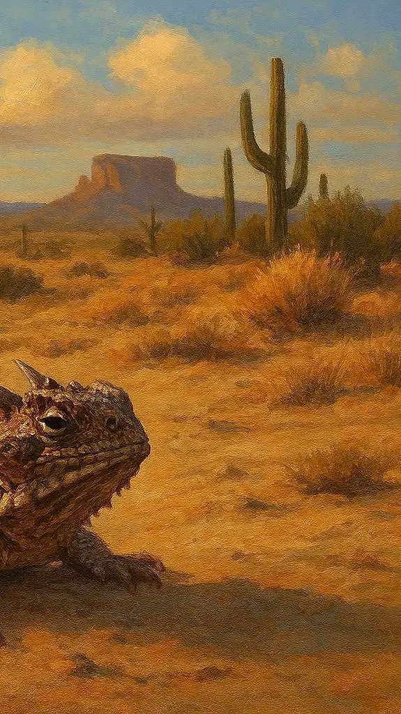 ai character: deserto do texas background