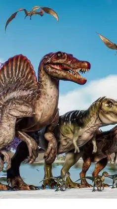 ai character: all dinosaurs  background