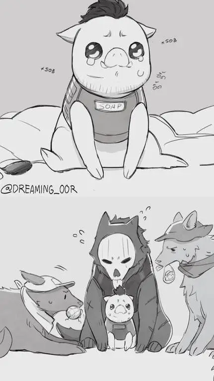 ai character: COD(Monster AU) background