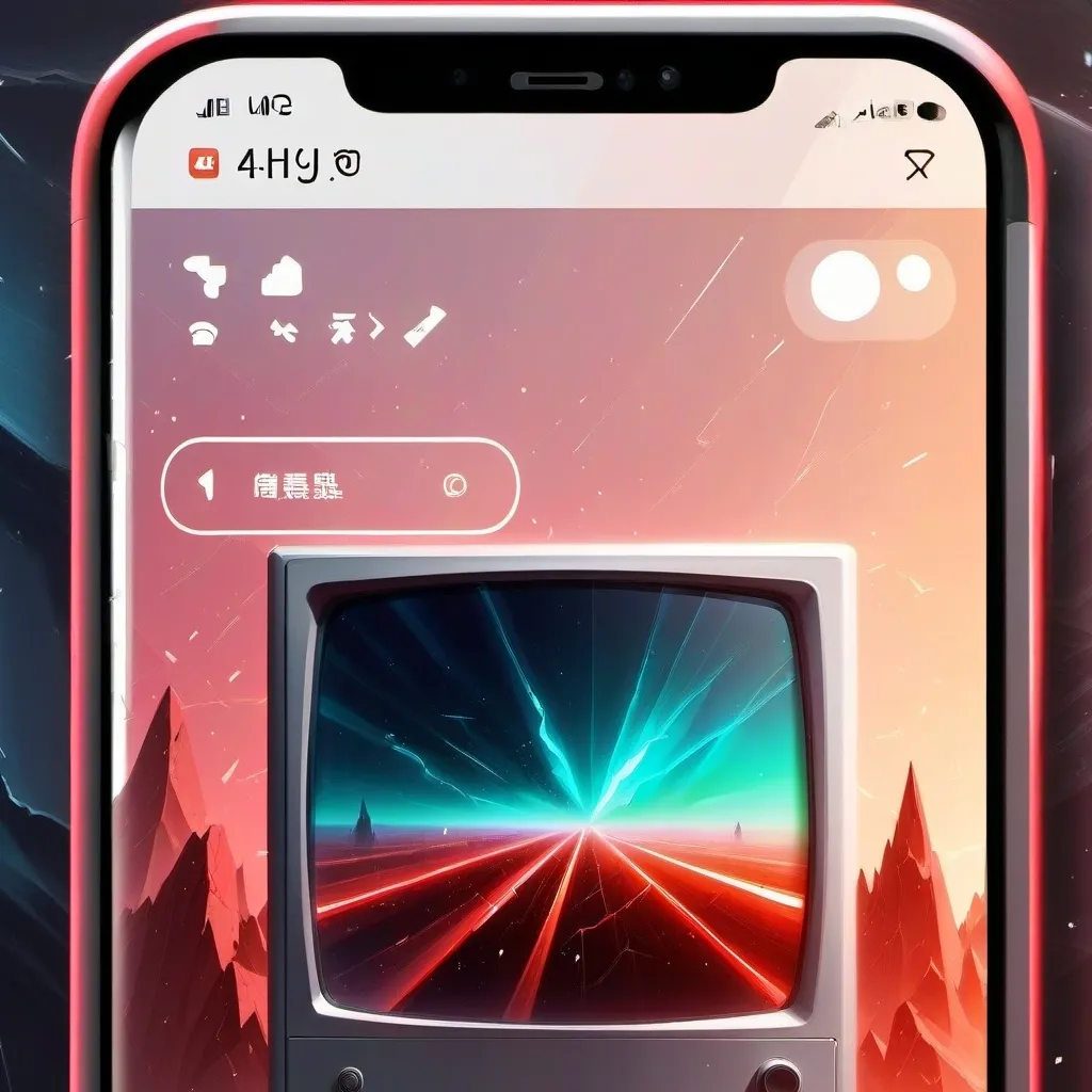 chat with ai character: Broken screen