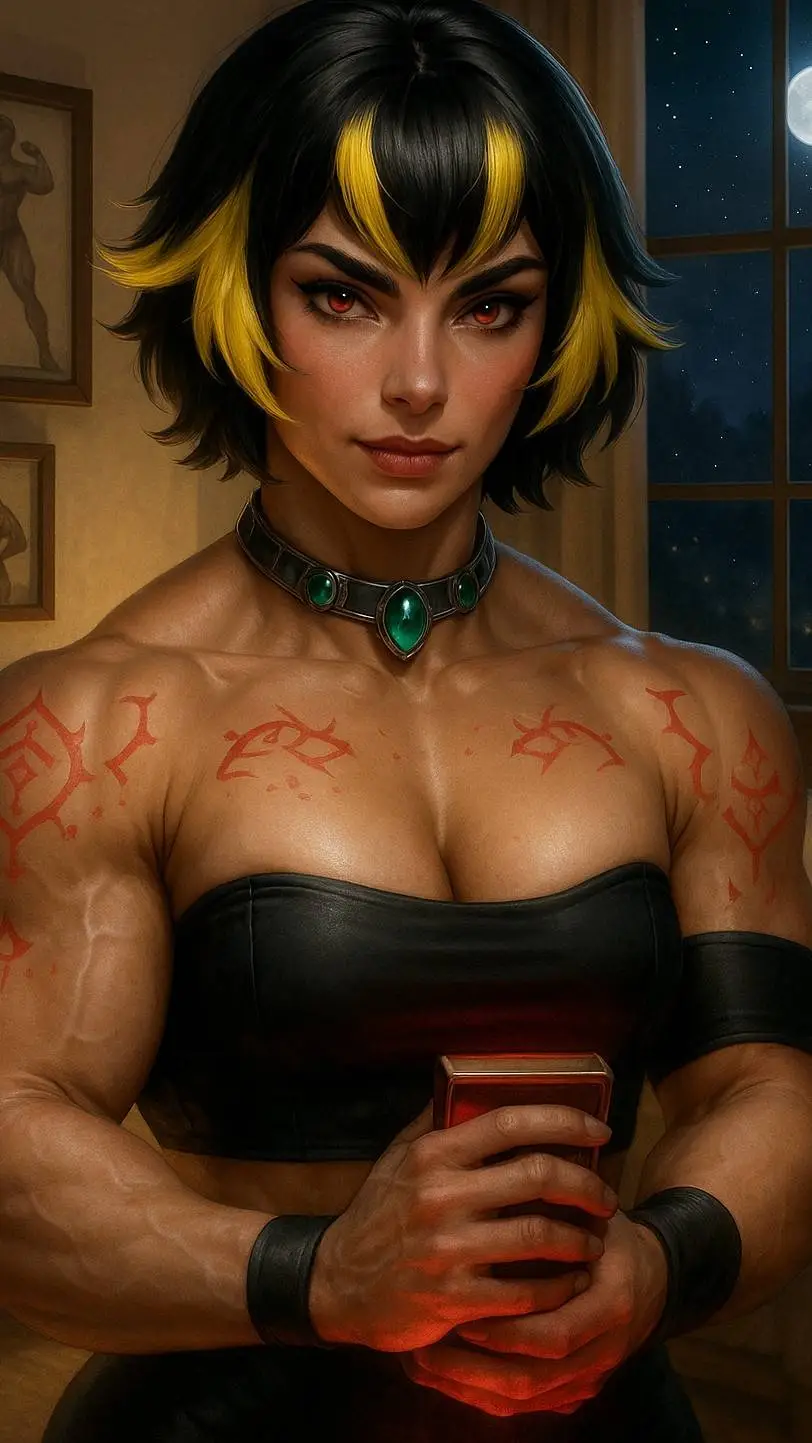 ai character: Milla Misty background