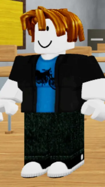 ai character: Bacon hair  background