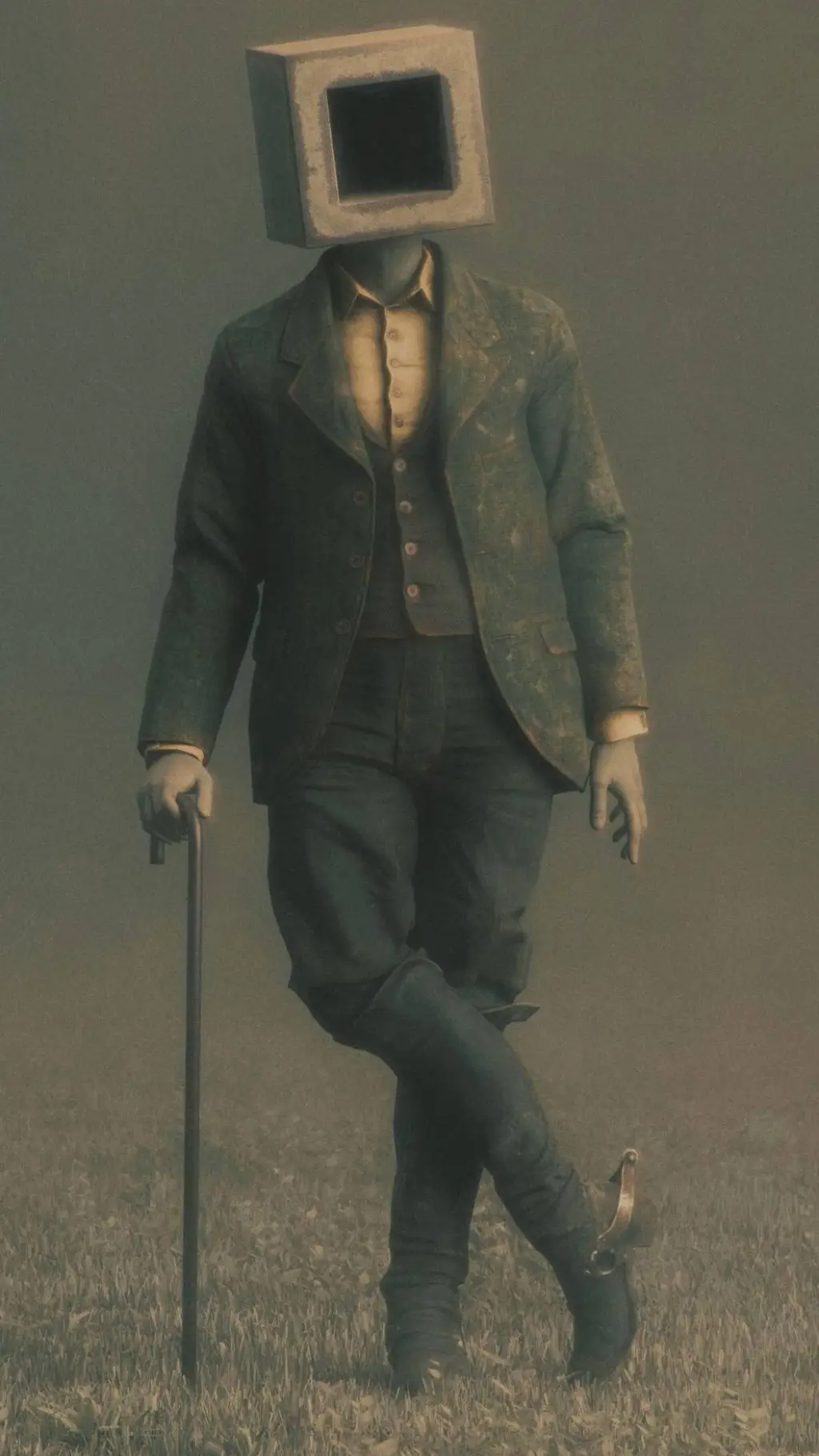 ai character: Empty Head background