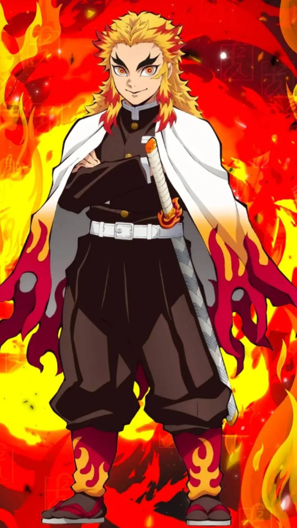 ai character: Kyojuro Rengoku background