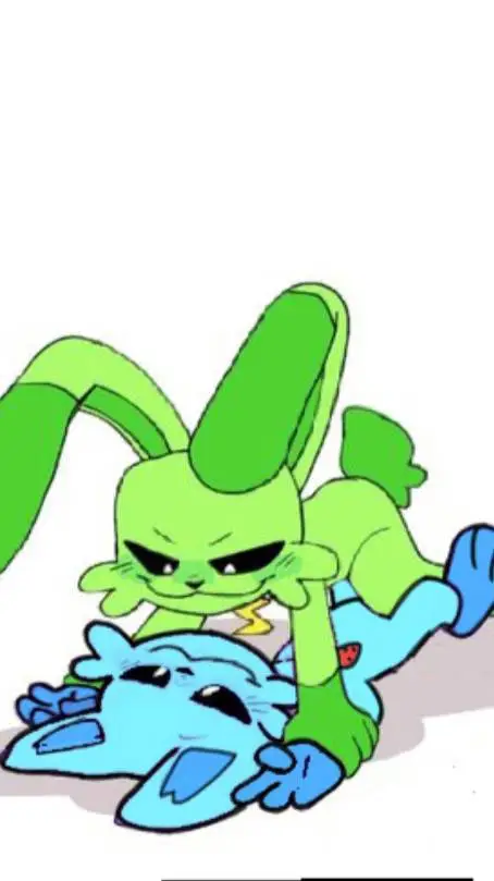 ai character: hoppy x bluudy background