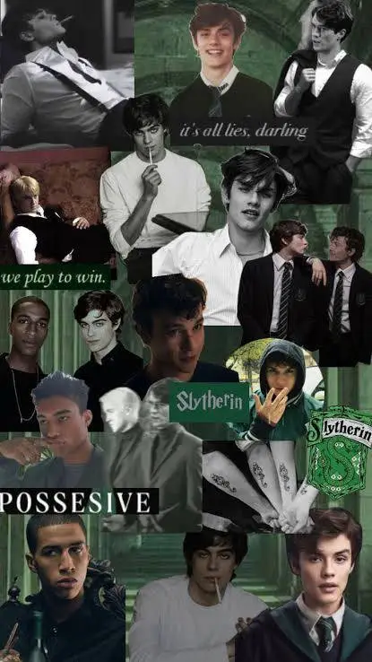 ai character: Slytherin gang  background