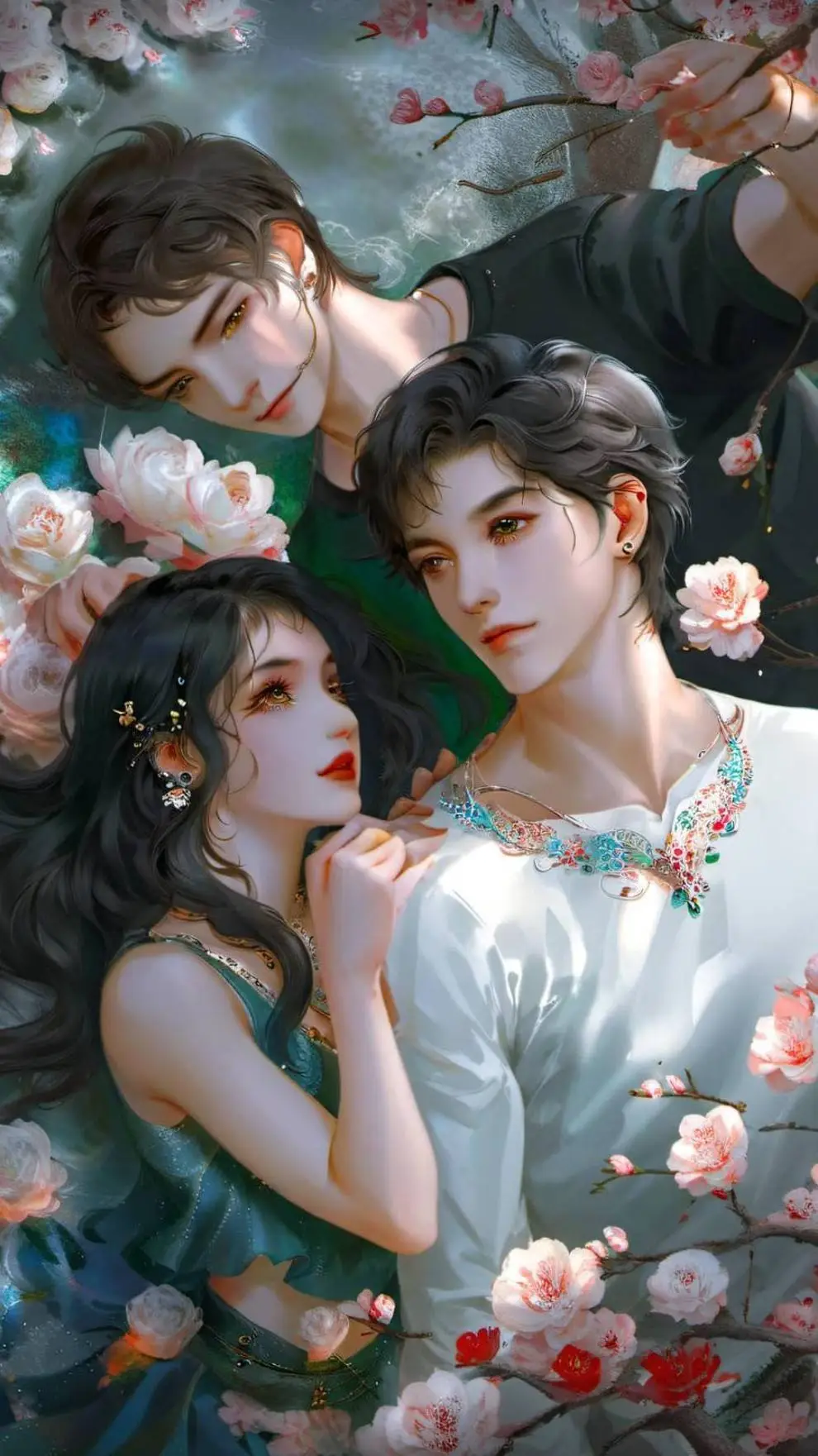 ai character: Daniel y David  background