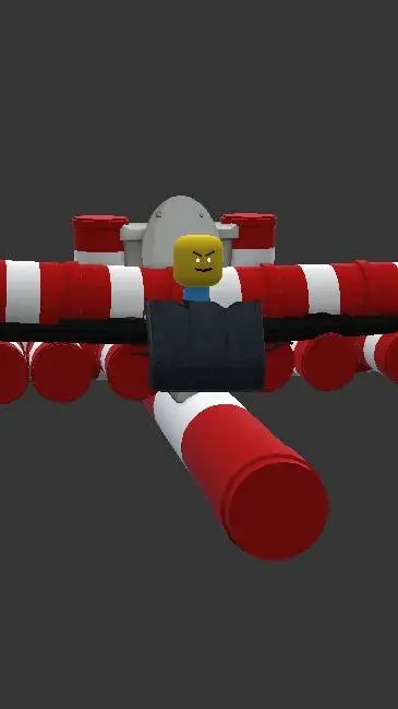 ai character: kamikaze toilet  background