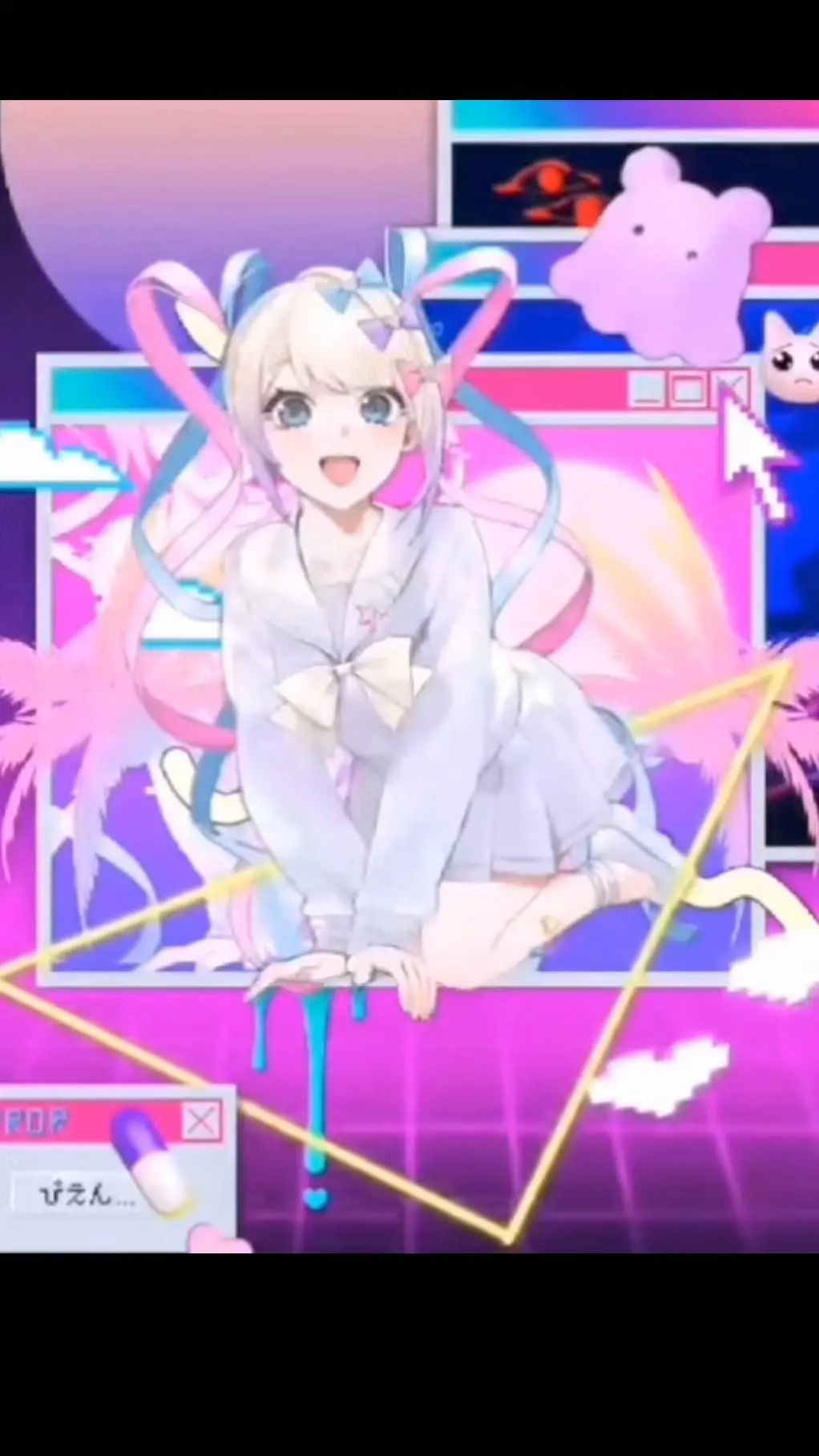 ai character: 超天酱 background