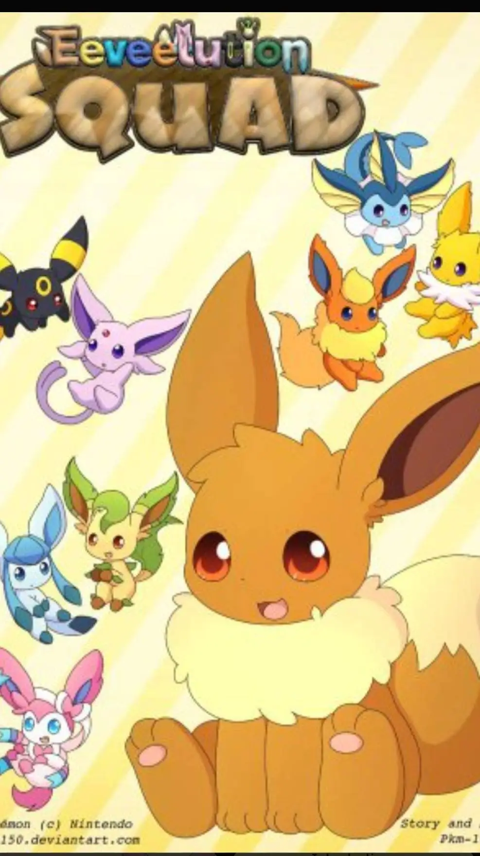 ai character: eevee squad background