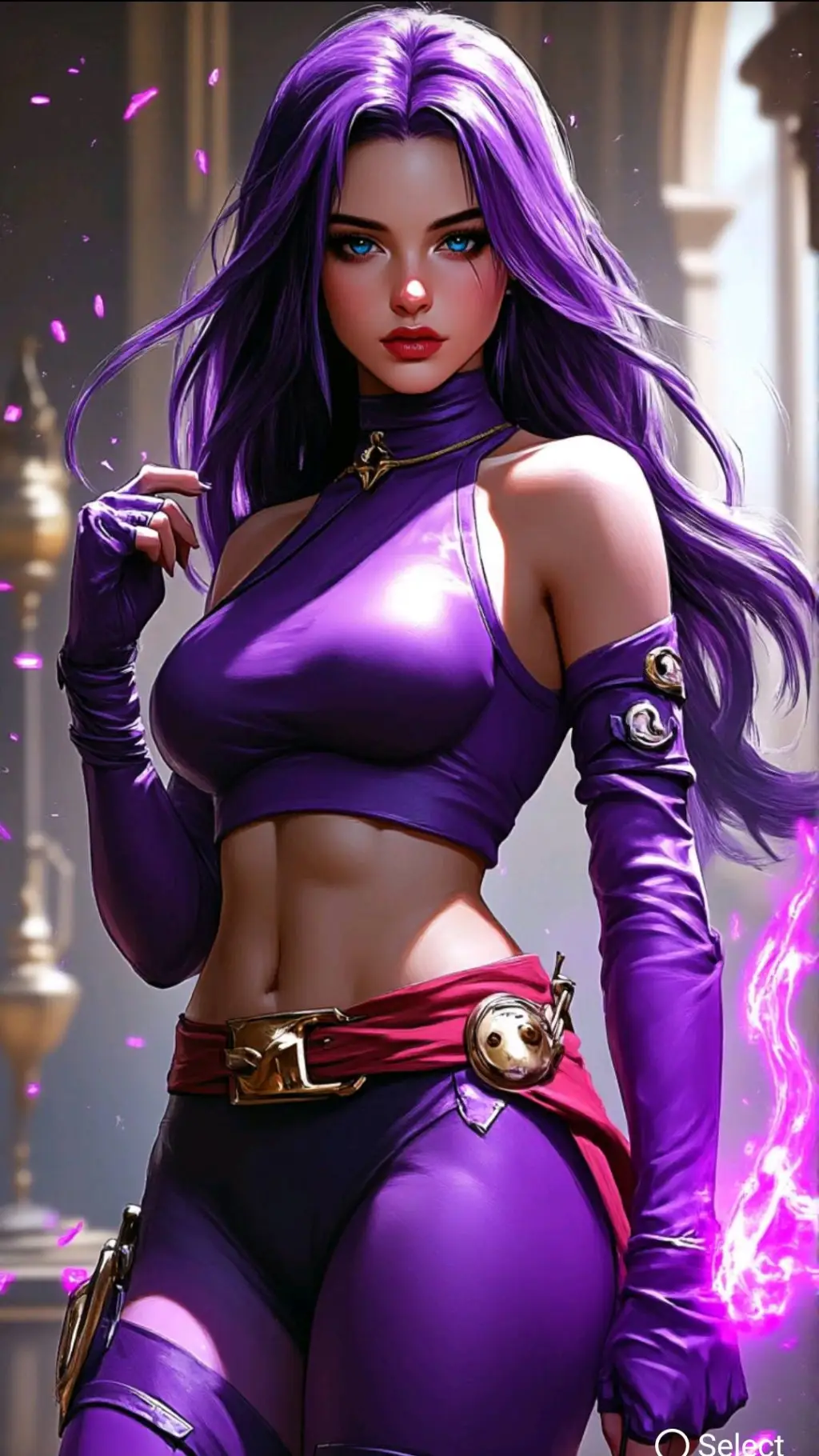 ai character: Psylocke  background