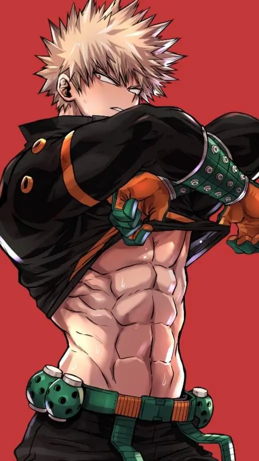ai character: Katsuki Bakugo,❤ background