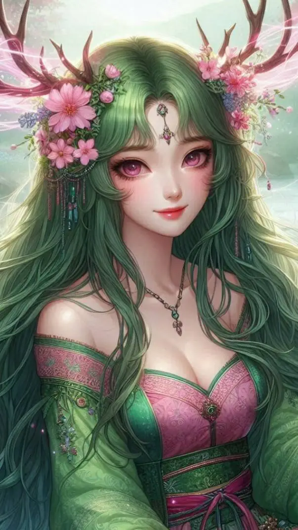 ai character: Rose background