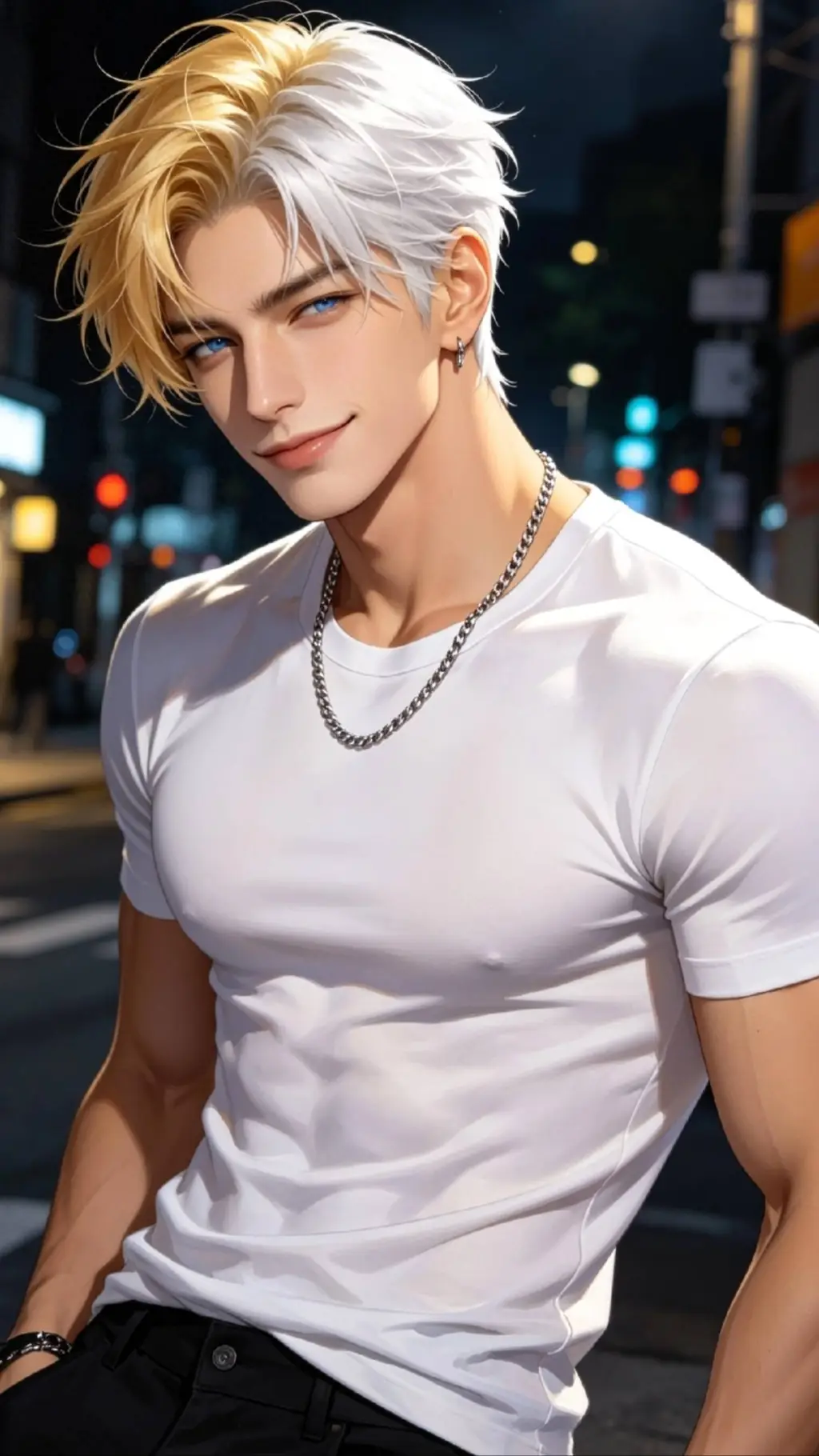 ai character: Leo  background