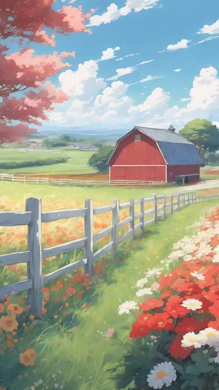 ai character: ~Farm А~ background