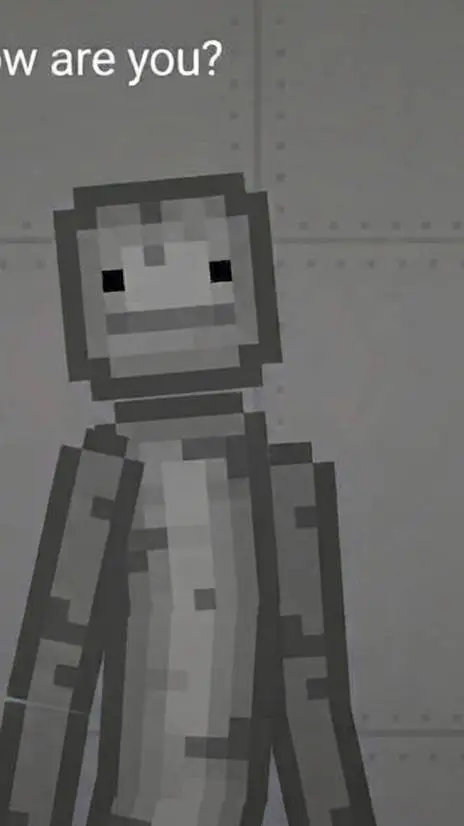 ai character: melon gris background
