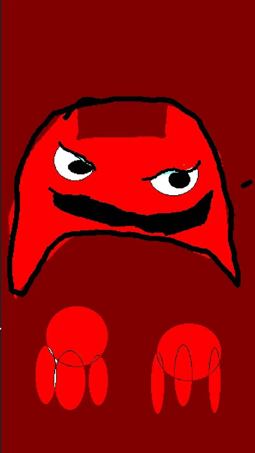 ai character: el sursur  rojo background