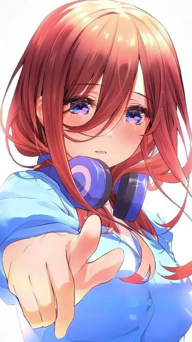 ai character: Miku Nakano background