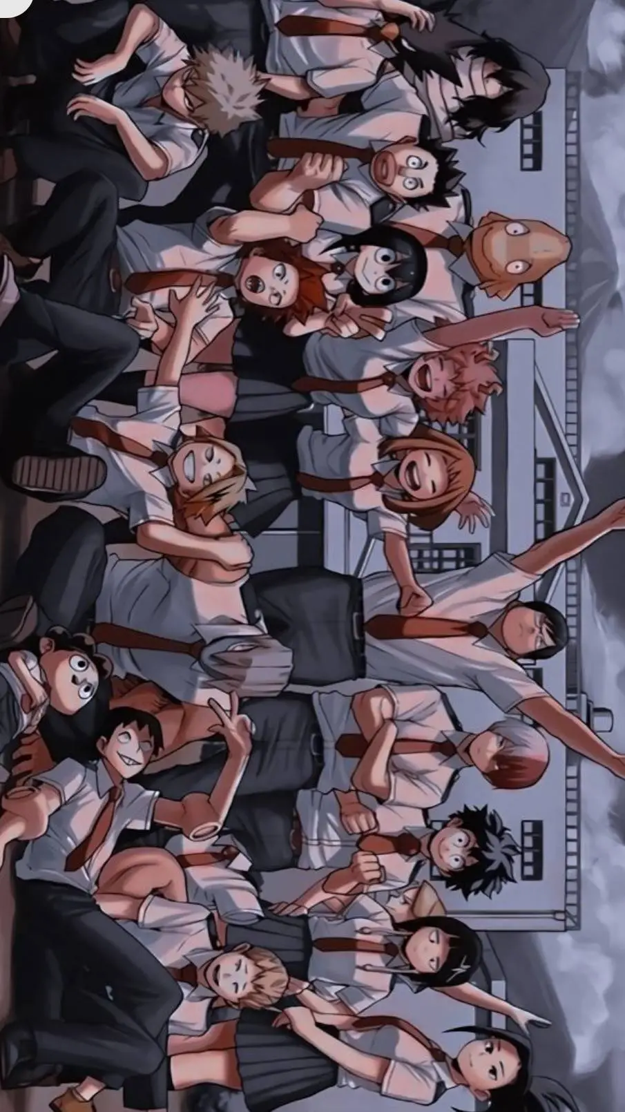 ai character: mha TU CUMPLE  background