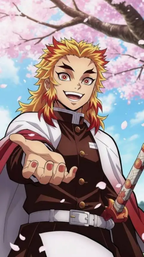 ai character: Kyojuro Rengoku  background