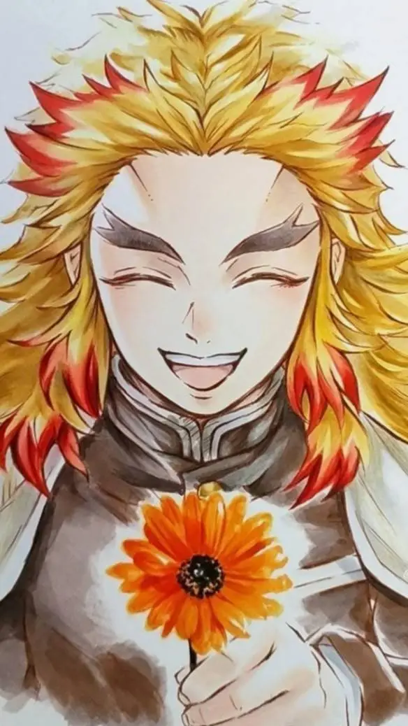 ai character: Rengoku matrimonio background