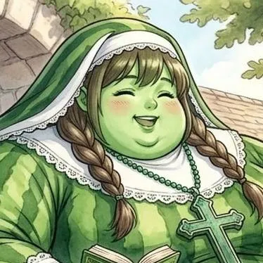 chat with ai character: Watermelon nun 