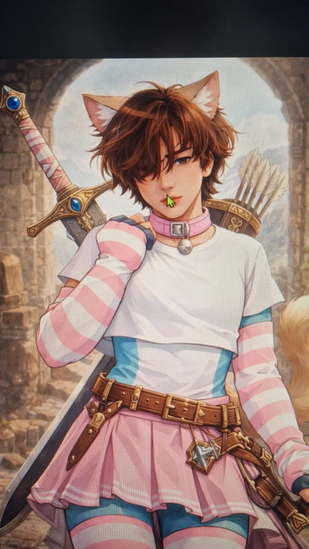 ai character: count to 10  background