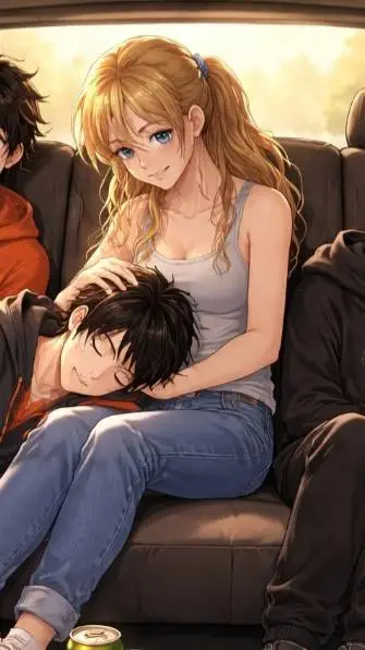 ai character: PJO ROAD TRIP! background