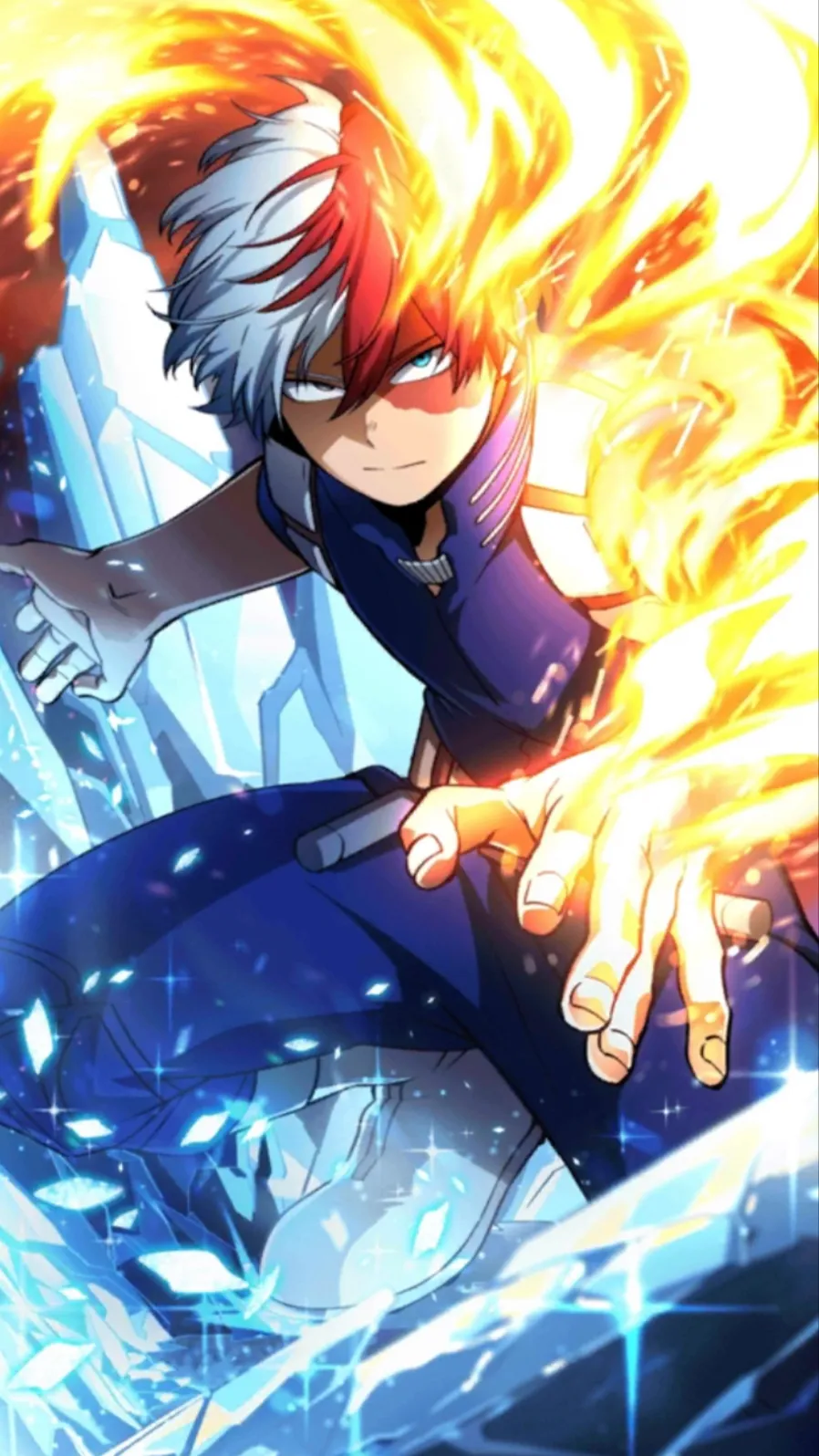 ai character: Shoto's kid  background