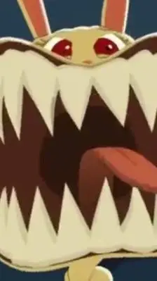 ai character: Vicious Bunny background