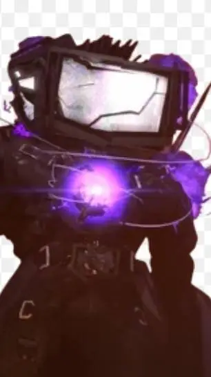 ai character: titan tv dañado background