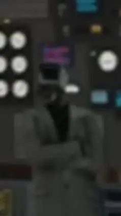 ai character: Científico camara background