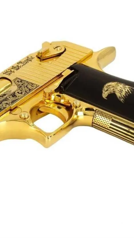 ai character: golden deagle  background