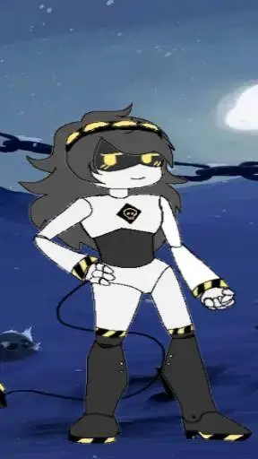 ai character: melani prototype  background