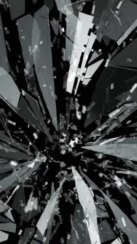 ai character: mha shatteredglass background