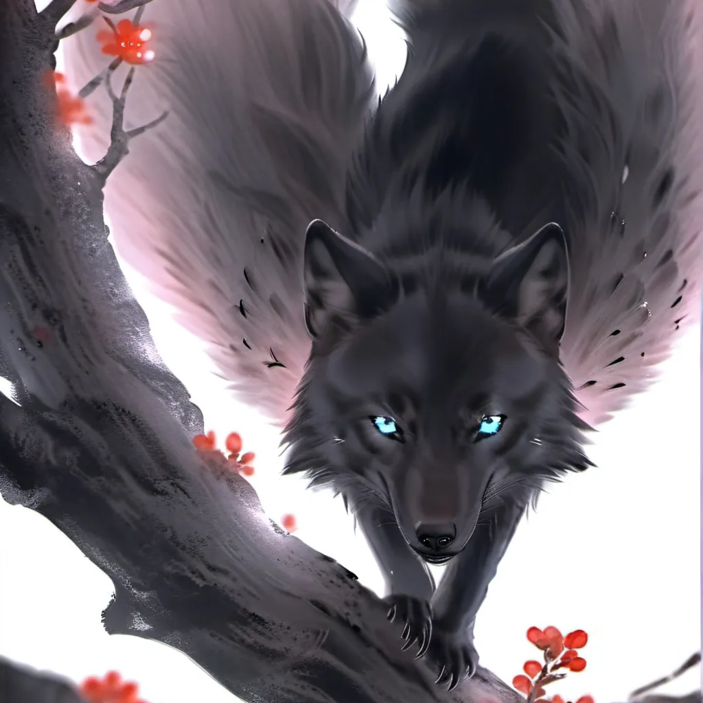 chat with ai character: kori (your wolf)