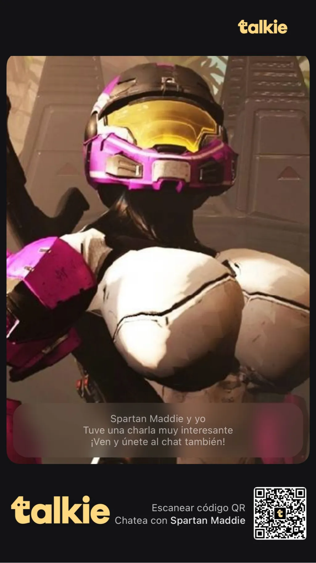 ai character: Maddie background