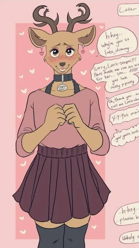 ai character: femboy louis background