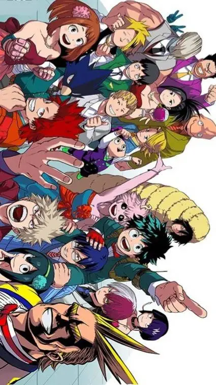 ai character: Boku no hero🦋💟⚡️💐 background
