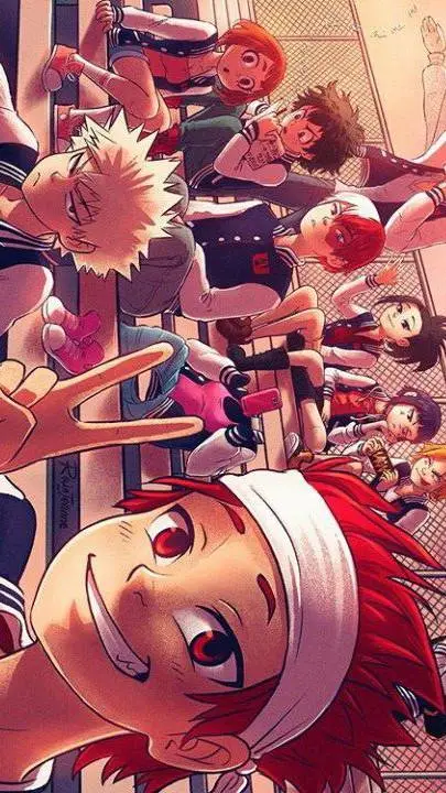 ai character: Boku no hero🫐🍇 background