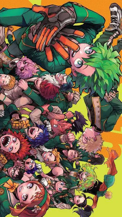 ai character: hotel BNHA background